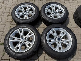 4x al kola 5x120 17 + pneu letní 215/60 R17C