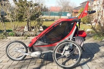 Kočárek za kolo a běžky chariot 4 v 1 +miminkovník