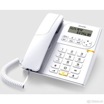 klasický telefon Alcatel T58 CE bílá CZ