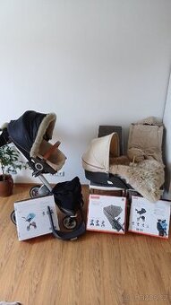 Prodám dětský kočárek STOKKE +příslušenství. - 1