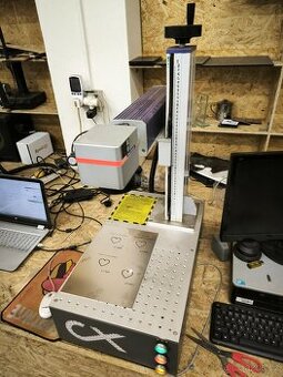 Fiber laser 30w raycus čočka 200x200mm