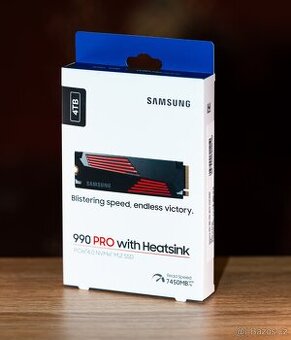 Samsung - 990 PRO Heatsink - 4TB - Záruka 9/2027