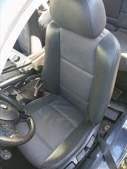 BMW E46 polokožené sedačky