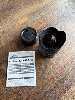 Sigma 8-16 mm /4,5-5,6 DC HSM pro Canon