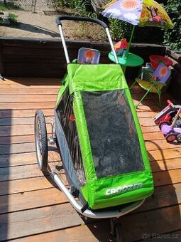 Croozer for kid 1 + odpružení, běžecký, cyklo set a brzda