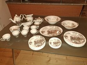 Velká kompletní sada keramika Made in England
