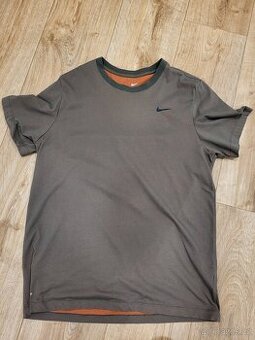 Pánské tričko, Nike, tmavě zelené, XL