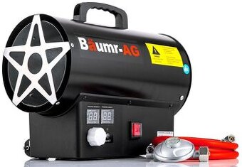 Plynový ohřívač 25kW + termostat + regulátor + hadice