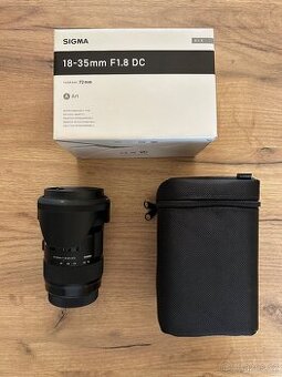 Sigma art  18-35mm F1.8 canon ef