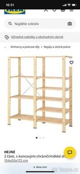 regal masiv borovice