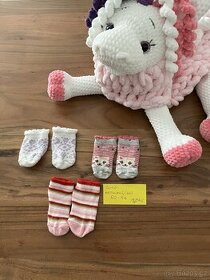 3 pary ponozek pro nejmensi