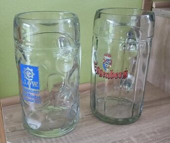 PIVNÍ SKLENICE - TUPLÁKY S NÁPISEM