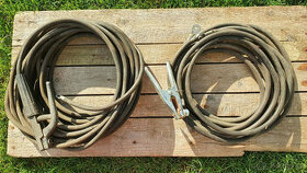 Prodám svařovací kabely, délka 24 metrů