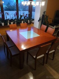 Jídelní stůl, židle, konferenční stolek - 1