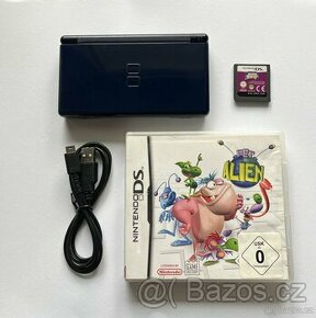 Nintendo DS Lite - Enamel Navy + 2 hry