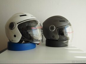 Helma na moto G10 bílá perleťová - 1