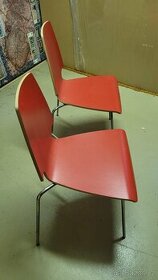 2ks překližkové lakované židle