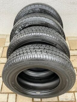 Prodám 4x letní pneu Barum Vanis2 195/70 R15 C, 90% vzorek