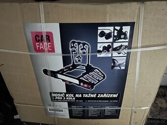 Nosič na tři kola na tažné zařízení, nové, zabalené