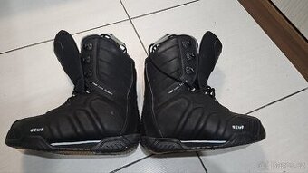 Snowboard boty Stuf černo tyrkysové - 1