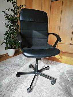 Otočná židle ikea RENBERGET černá.