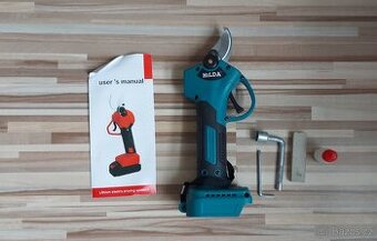 Aku elektrické zahradní nůžky, pro Aku Makita 18V,s přísluše
