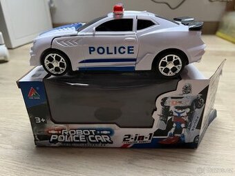 Transformers Robot + policejní auto, vůz
