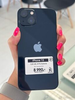 iPhone 13 - 128 GB - 87% baterie - 6M záruka - 1