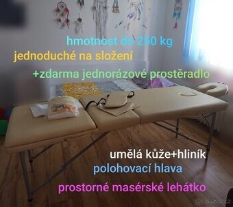 Masážní lehátko VELKA SLEVA NOVE