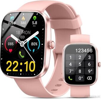 Chytré hodinky KUIZIL T70 –1,91" IPS displej, volání, ružov