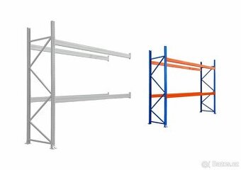 Paletové Regály Stow šířka: 3,6m Bazarové / Použité
