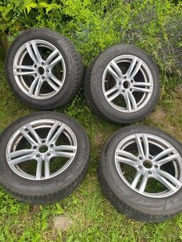 Prodam 4 kola s pneu– 8x17 5x120 ET30 + Goodyear ug8 2023