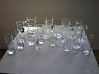 Daruji pivní sklo a štamprle.