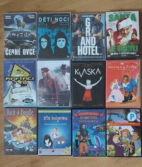 12 x DVD - mix filmů