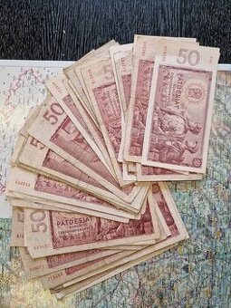 Bankovky Československo 50 Kčs