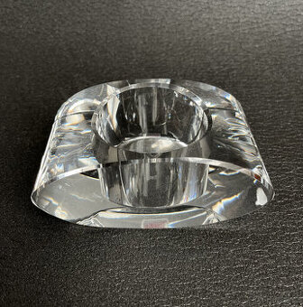 Moser Křišťálový svícen, těžítko 12x7x5 cm