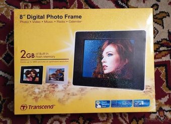 Fotorámeček Transcend PF810 dotykový, mnoho funkcí