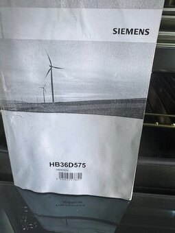 Prodám novou kombinovanou  parní troubu Siemens HB36D575