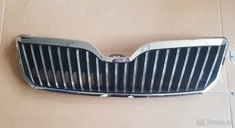 Maska-mříž přední Superb 2 facelift od 2012chrom.