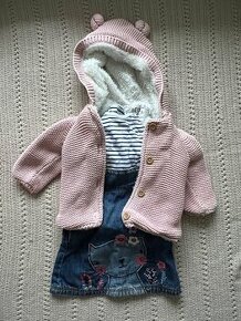 Krásný set pro miminko - holčičku, vel. 1 - 3 měsíce