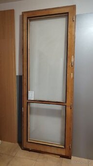 Dveře balkonové nepoužité s rámem 80P