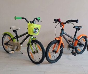 2× detská kola Author Stylo 16" – TOP stav