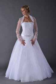 Svatební korzetové šaty lehoučké šaty vel.34-36 zn.Madora