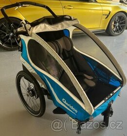 Vozík Qeridoo KidGoo 2 s přídavným joggingovým kolečkem