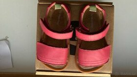 Barefoot sandálky Tip Toey Joey - Sleeky pitaya pink růžové