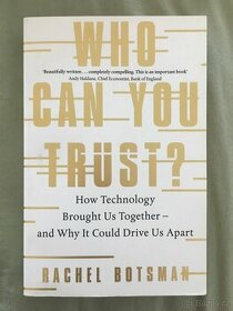 Kniha / Book: Who can you trust? - Rachel Botsman - 1
