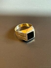 pánský zlatý prsten 14 karátů 585/1000 - nový