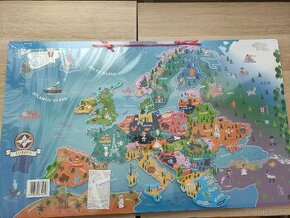 Magnetická mapa Evropy