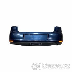 Zadní nárazník modrá metalíza LC5F VW Golf 6 hatchback 2010