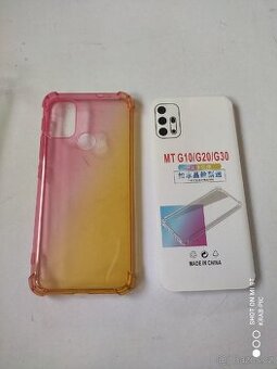 Růžovo/žlutý kryt pro Motorola Moto G10/G20/G30